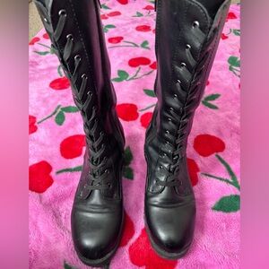 Bamboo - Lace Up Boots